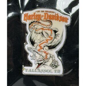 Harley Davidson Pin US 129 Dragon Tallassee TN Motorcycle Jacket Pinback Hat